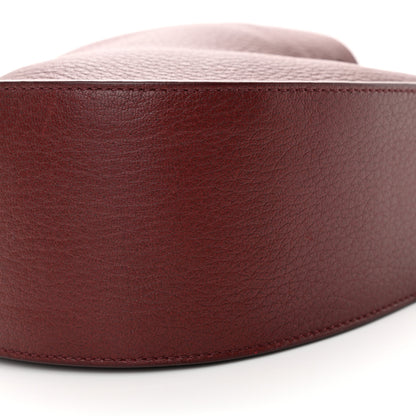 The Row Deerskin Drawstring Pouch Burgundy 9 of 10