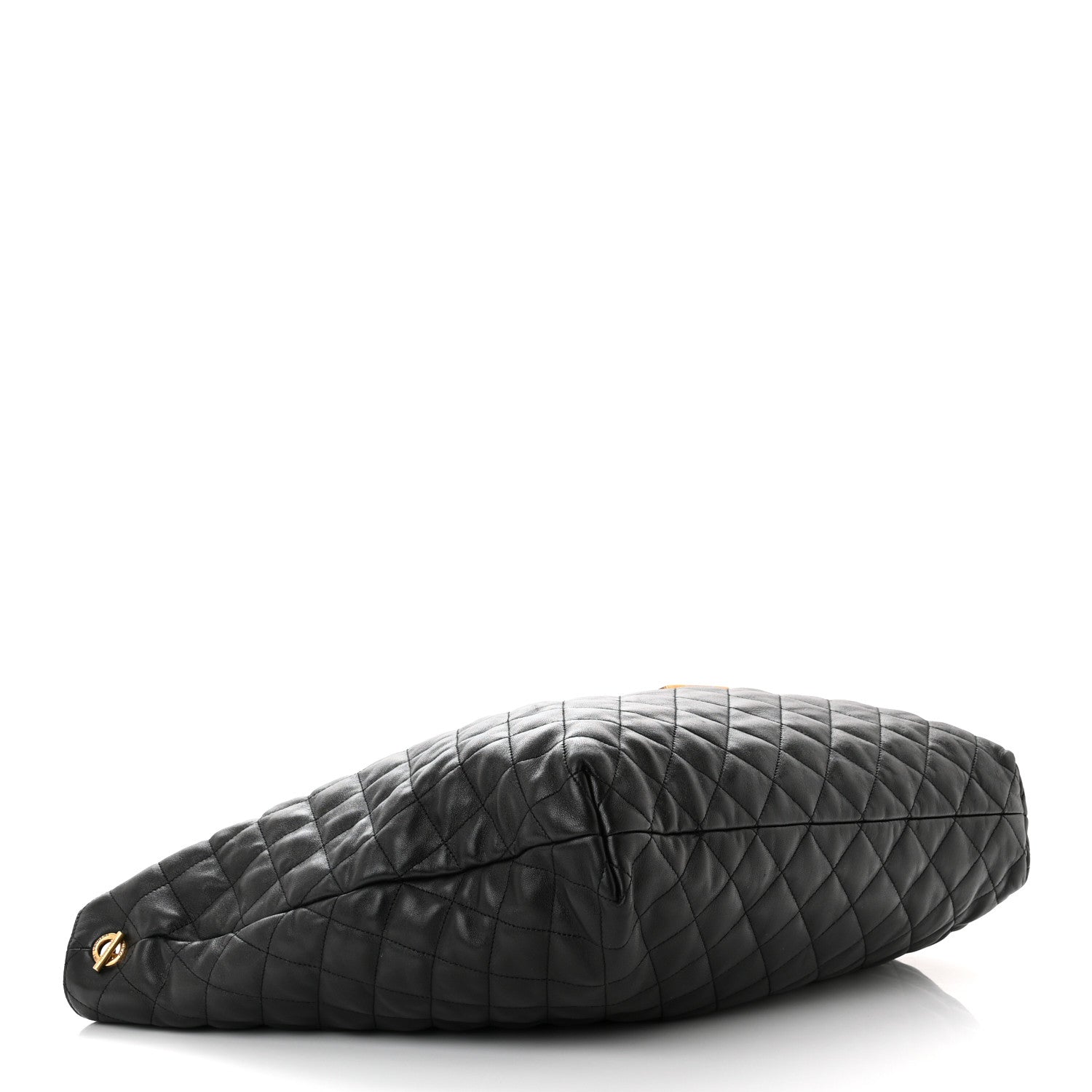 Saint Laurent Lambskin Quilted Maxi Icare Shopping Tote Black 5 of 12