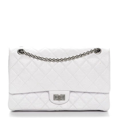 Chanel Aged Calfskin 50th Anniversary 2.55 Reissue 226 White 1 of 9