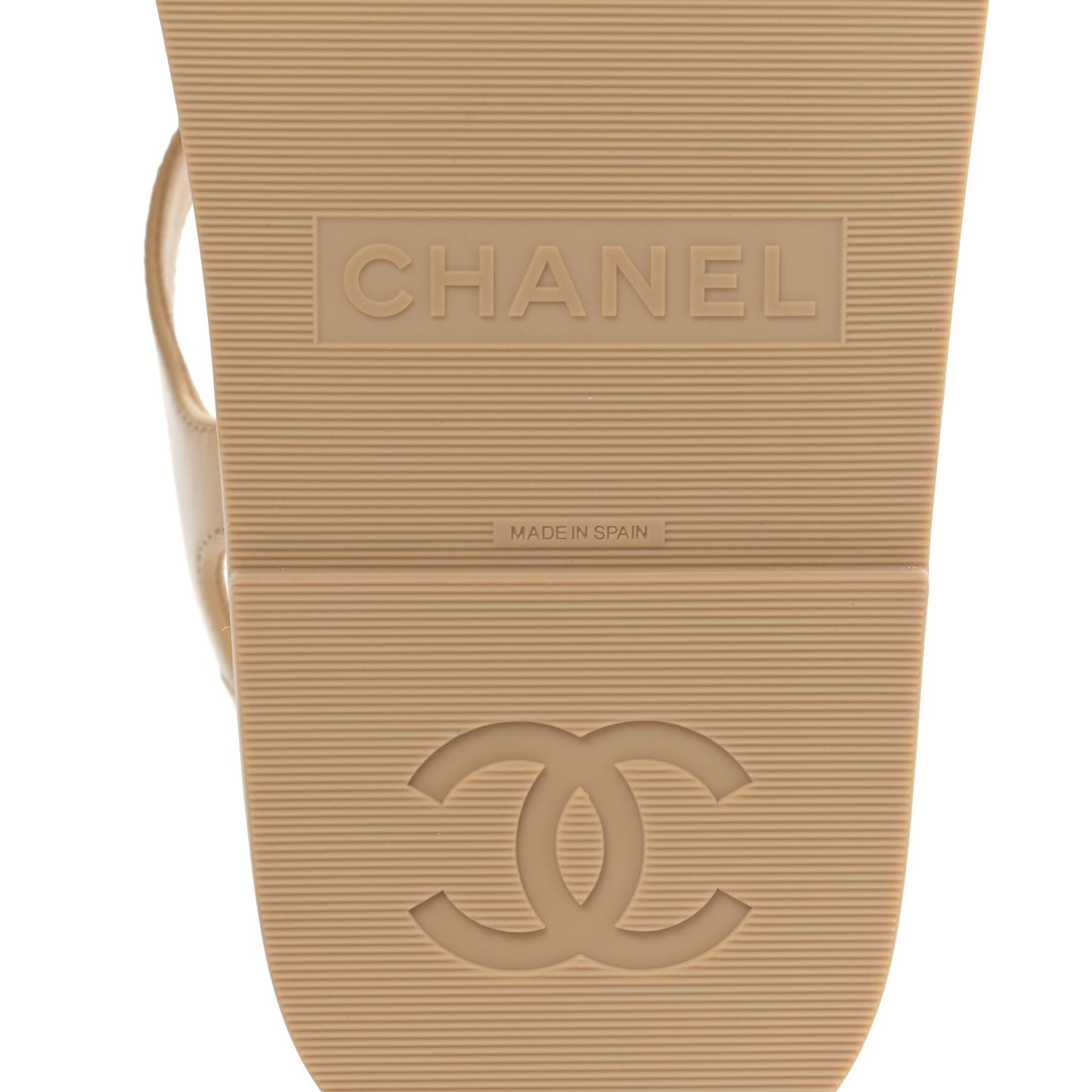 Lambskin Espadrille Sandals 37 Beige