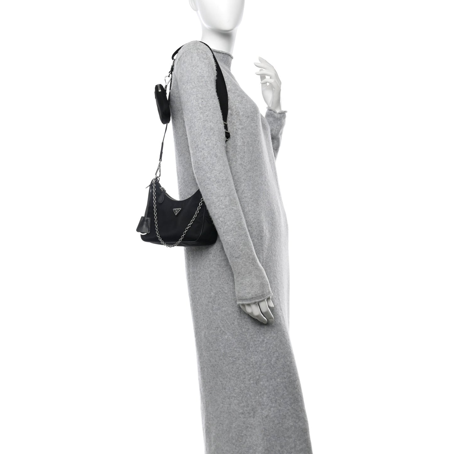 Nylon Re-Edition 2005 Shoulder Bag Black