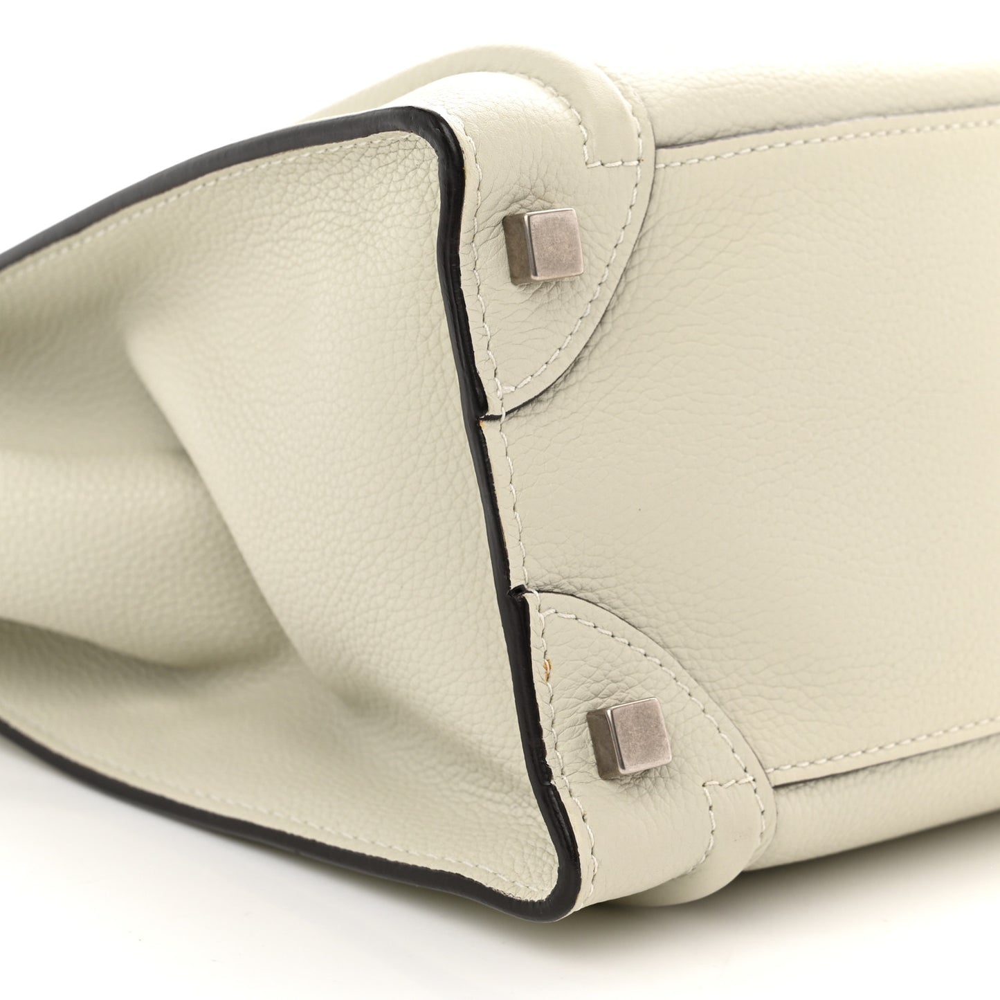 Drummed Calfskin Micro Luggage Lune