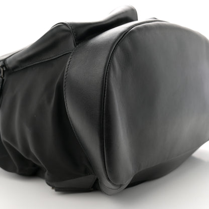 Prada Tessuto Nylon Soft Calfskin Pocket Backpack Black 9 of 11
