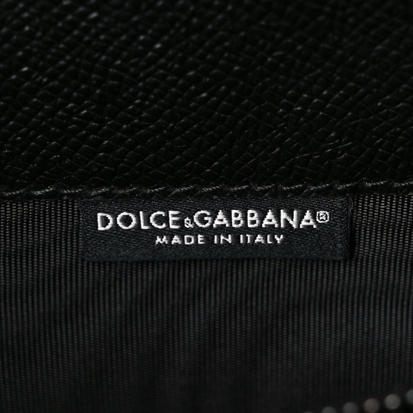 Dauphine Leopard Zip Around Wallet Black