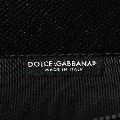 Dolce & Gabbana Dauphine Leopard Zip Around Wallet Black 6 of 8