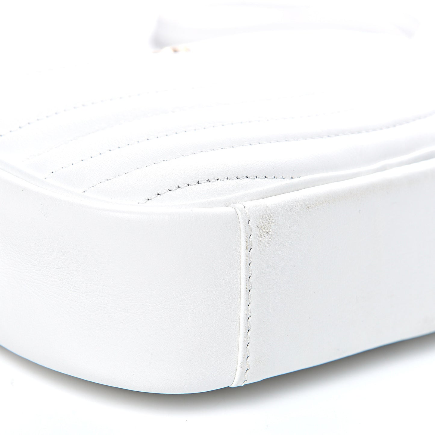 Calfskin New Wave Camera Bag White
