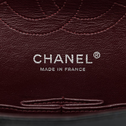 Chanel Distressed Patent Quilted Medium Double Flap Black 6 of 10