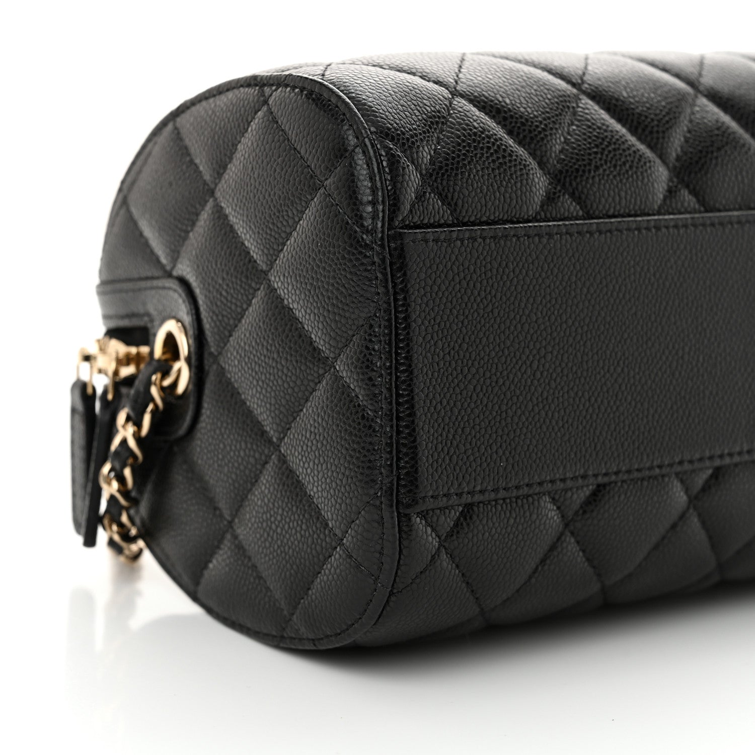 Chanel Caviar Quilted Classic Clutch With Chain Black 9 of 11