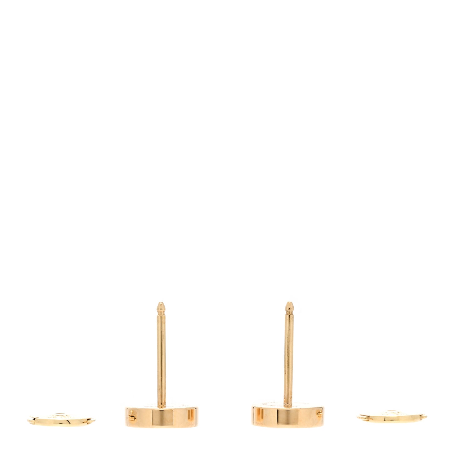 18K Yellow Gold LOVE Earrings