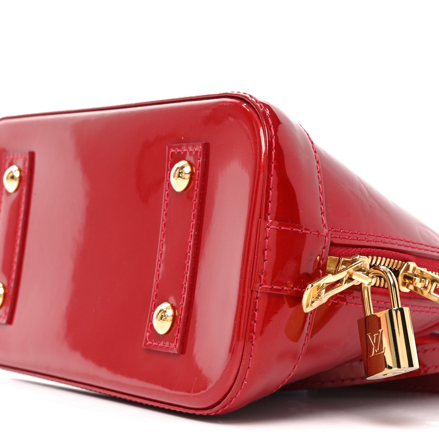 Louis Vuitton Vernis Alma BB Rose Indien 8 of 9