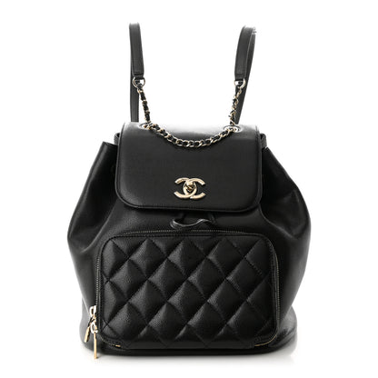 Chanel Caviar Quilted Business Affinity Backpack Black 1 of 10