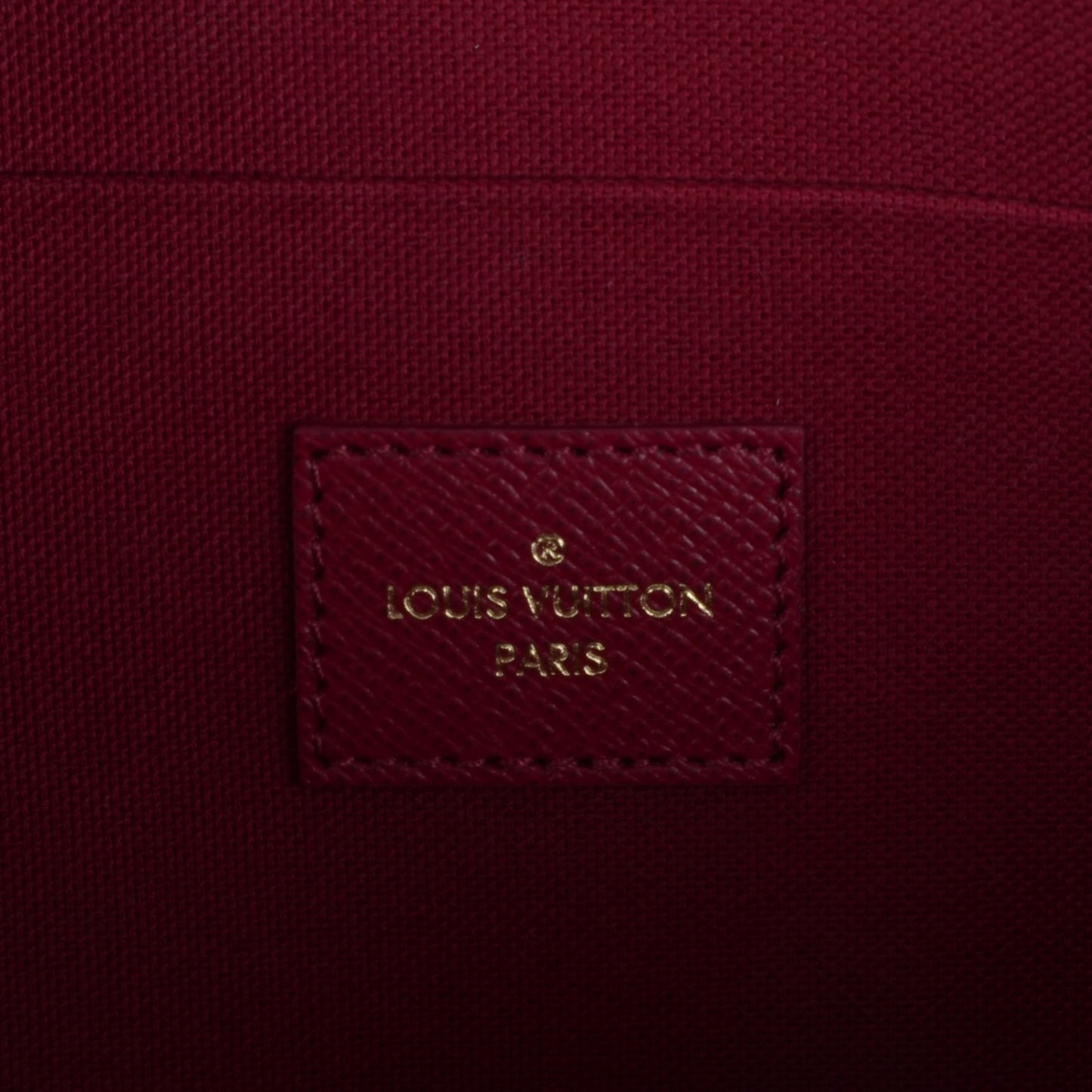 Monogram Pochette Felicie Chain Wallet Fuchsia