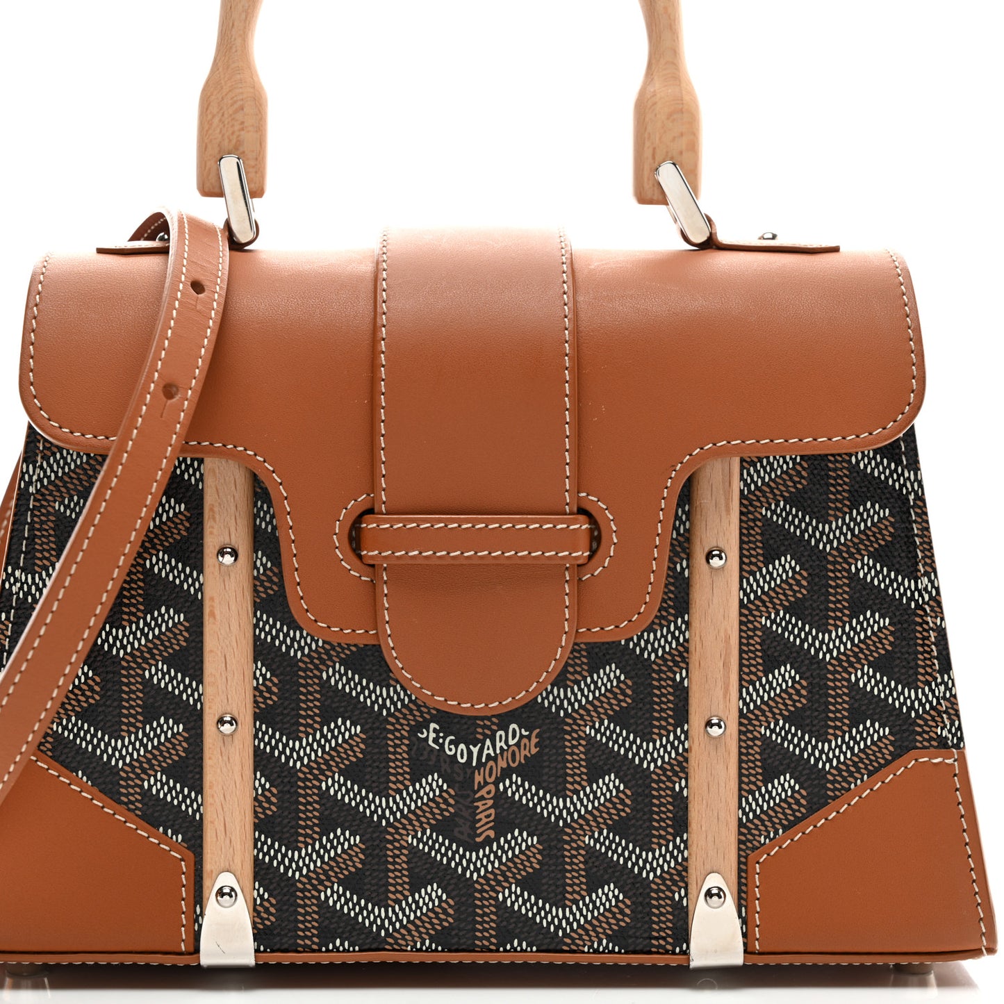 Goyardine Structure Mini Saigon Black Gold