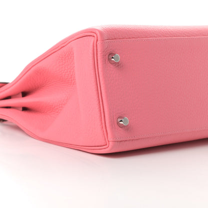 Hermes Taurillon Clemence Kelly Retourne 28 Rose Azalee 9 of 11
