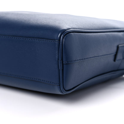 Burberry London Calfskin Ainsworth Briefcase Navy 9 of 11