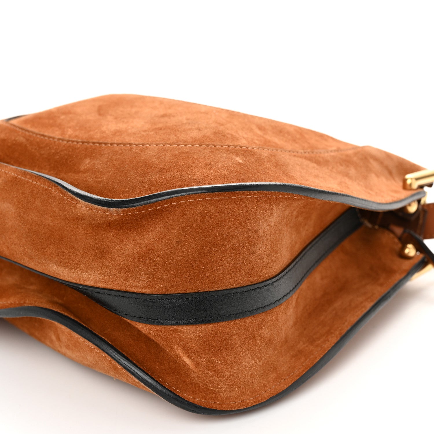 Chloe Suede Small Hayley Hobo Caramel 9 of 12