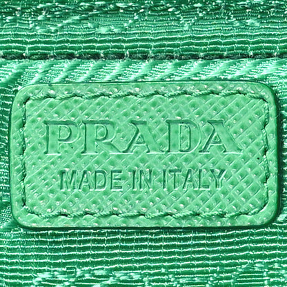Prada Tessuto Nylon Phone Case Crossbody Bag Menta 6 of 10