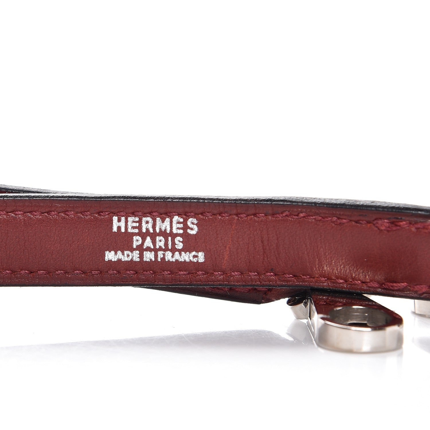 Hermes Barenia Sellier Waffle Kelly 35 Rouge H 25 of 34