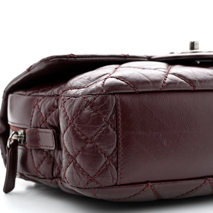 Chanel Aged Calfskin Medium New Portobello Flap Burgundy 9 of 14