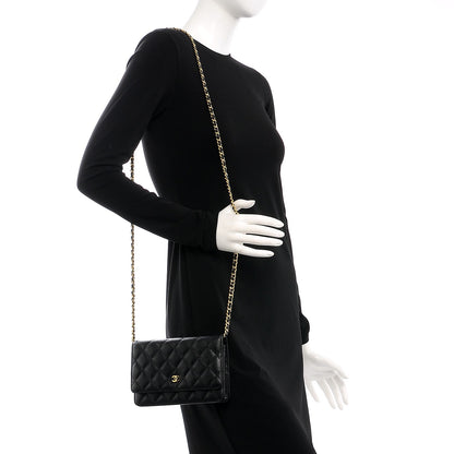 Chanel Caviar Quilted Wallet On Chain WOC Black 2 of 9