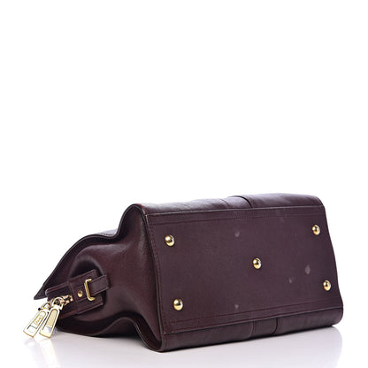 Saint Laurent Sheepskin Small Cabas ChYc Plum 4 of 17