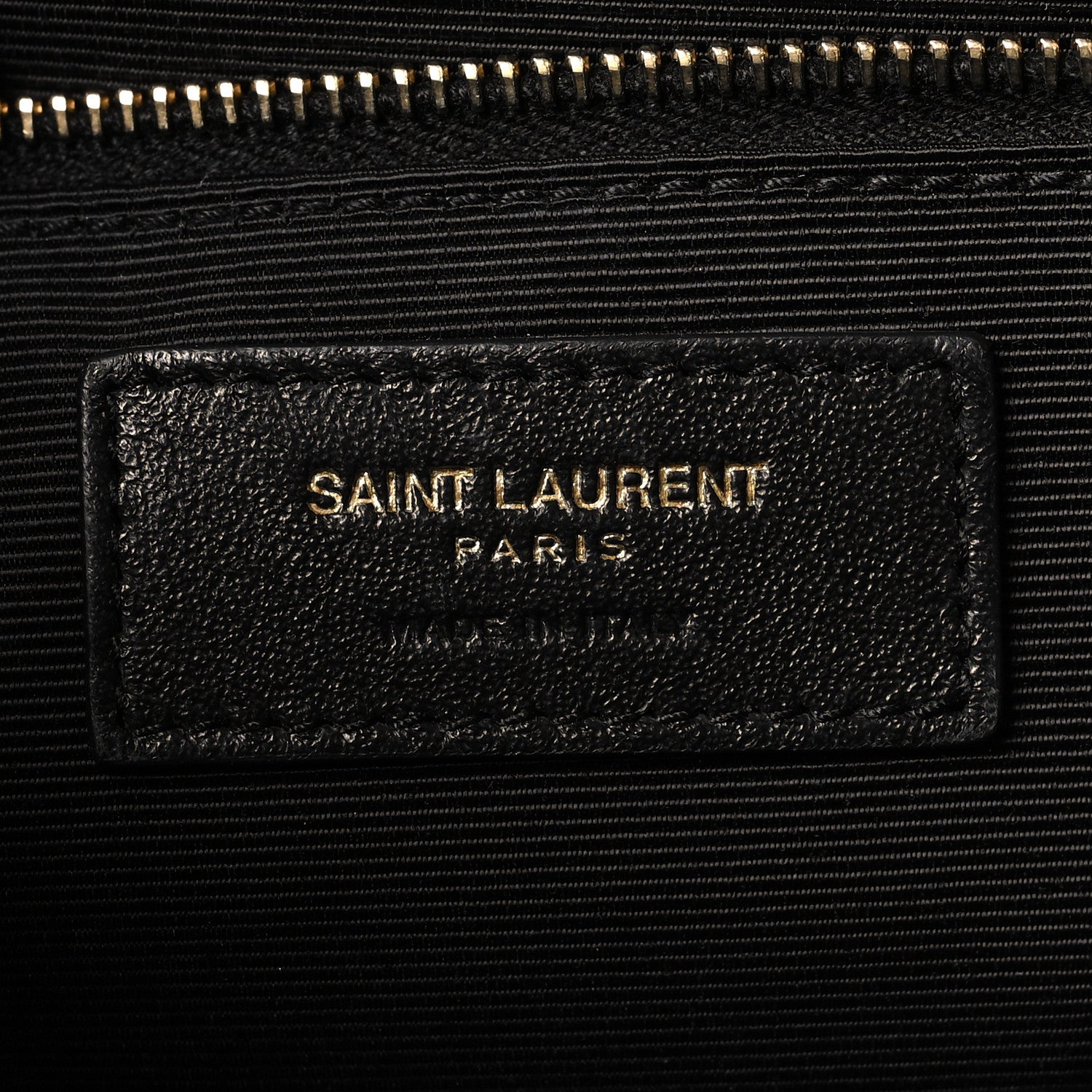 Saint Laurent Grain De Poudre Textured Mixed Matelasse Large Triquilt Monogram Satchel Black 6 of 10