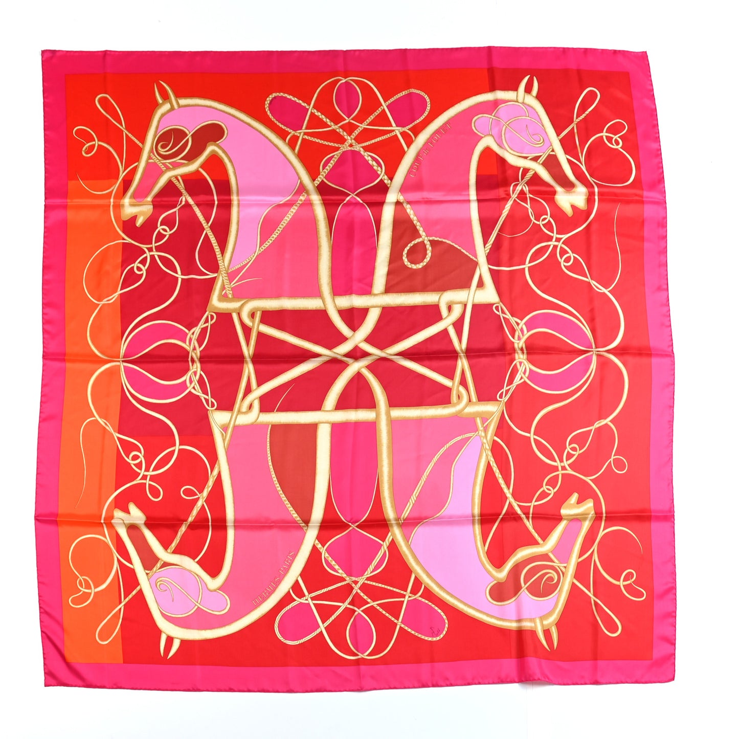 Silk Coup de Fouet Scarf 140