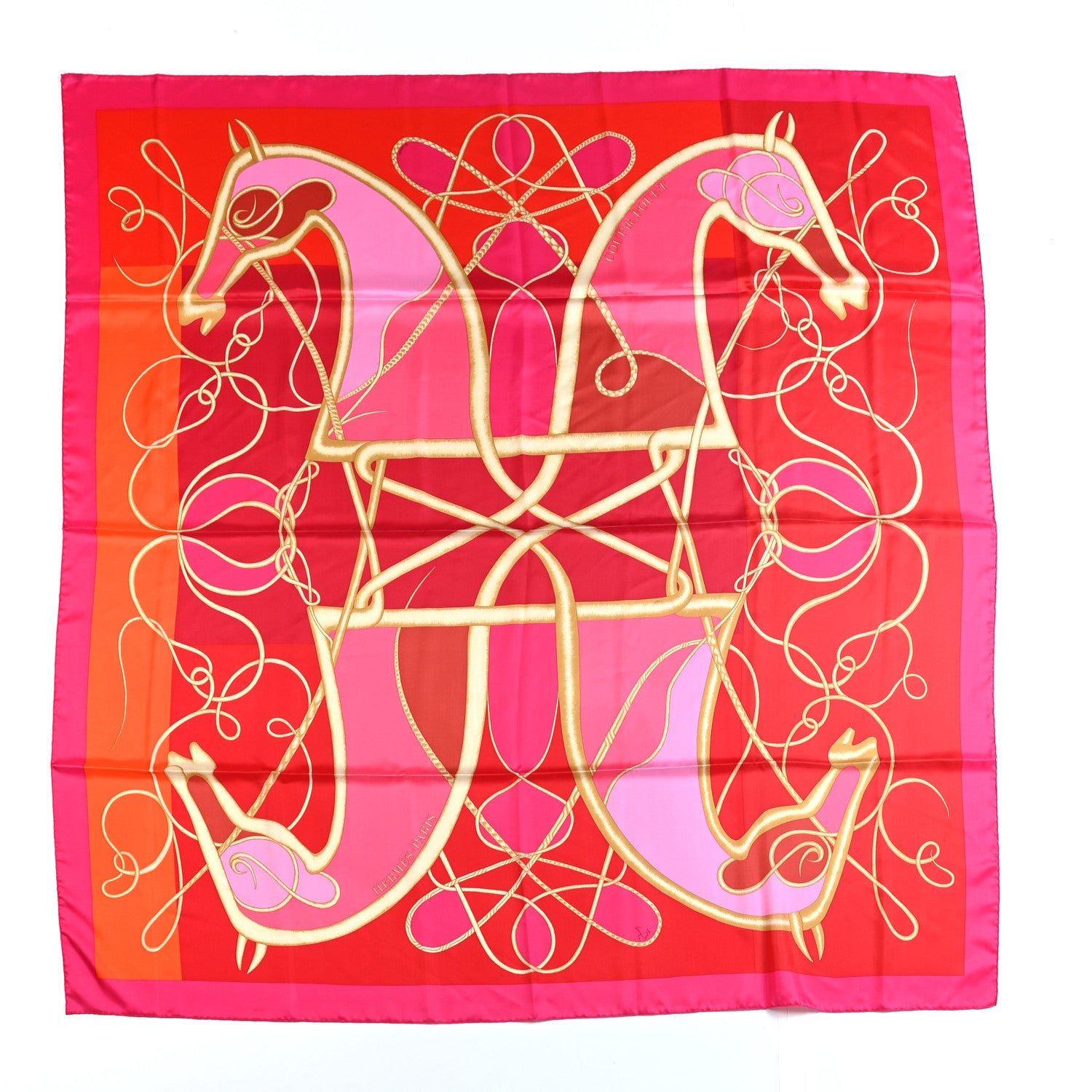 Hermes Silk Coup de Fouet Scarf 140 1 of 5