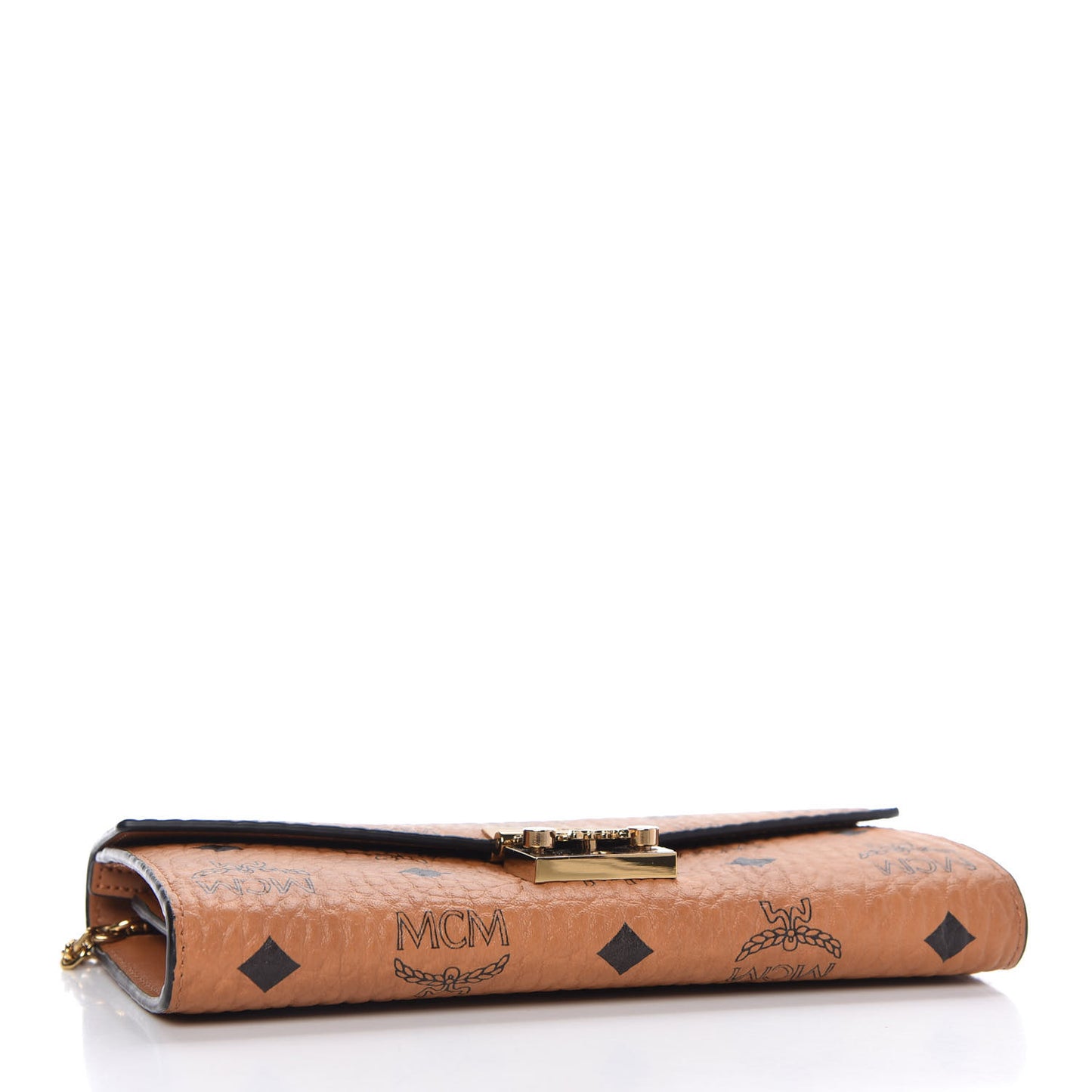 Visetos Large Patricia Wallet On Chain Cognac