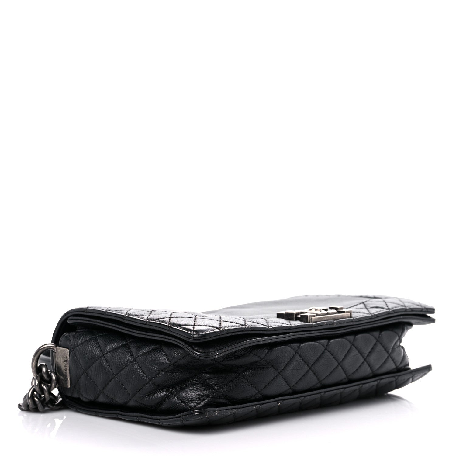 Chanel Calfskin New Medium Boy Reverso Flap Black 3 of 15