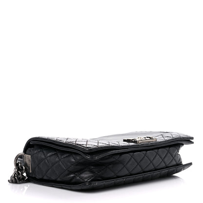 Chanel Calfskin New Medium Boy Reverso Flap Black 3 of 15