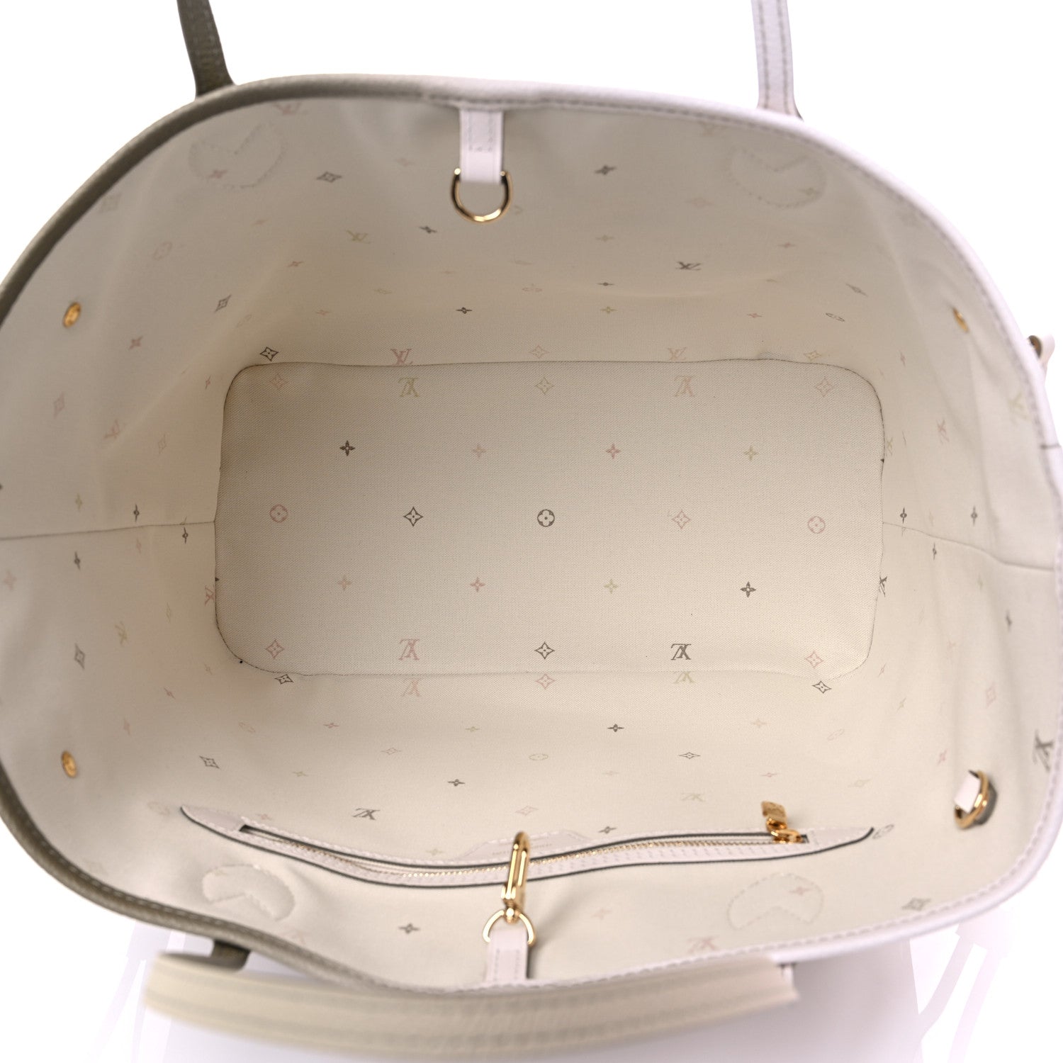 Louis Vuitton Monogram Giant Spring In The City Neverfull MM Sunset Kaki 6 of 9