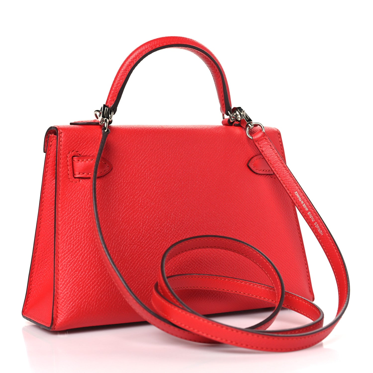 Hermes Epsom Mini Kelly Sellier 20 Rouge Tomate 3 of 10