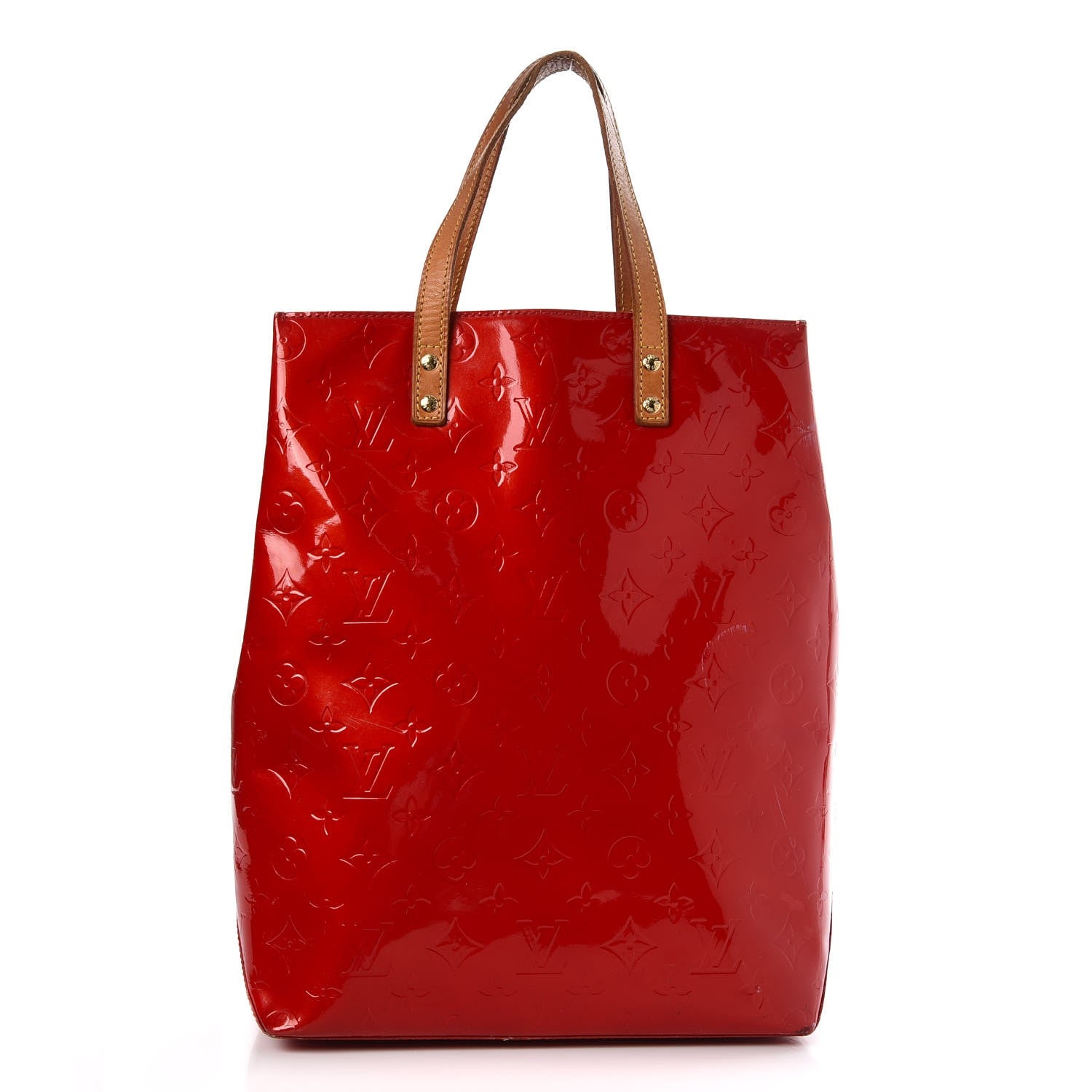 Louis Vuitton Vernis Reade MM Rouge 1 of 29