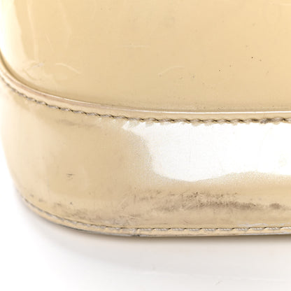 Louis Vuitton Vernis Alma MM Blanc Corail 12 of 20