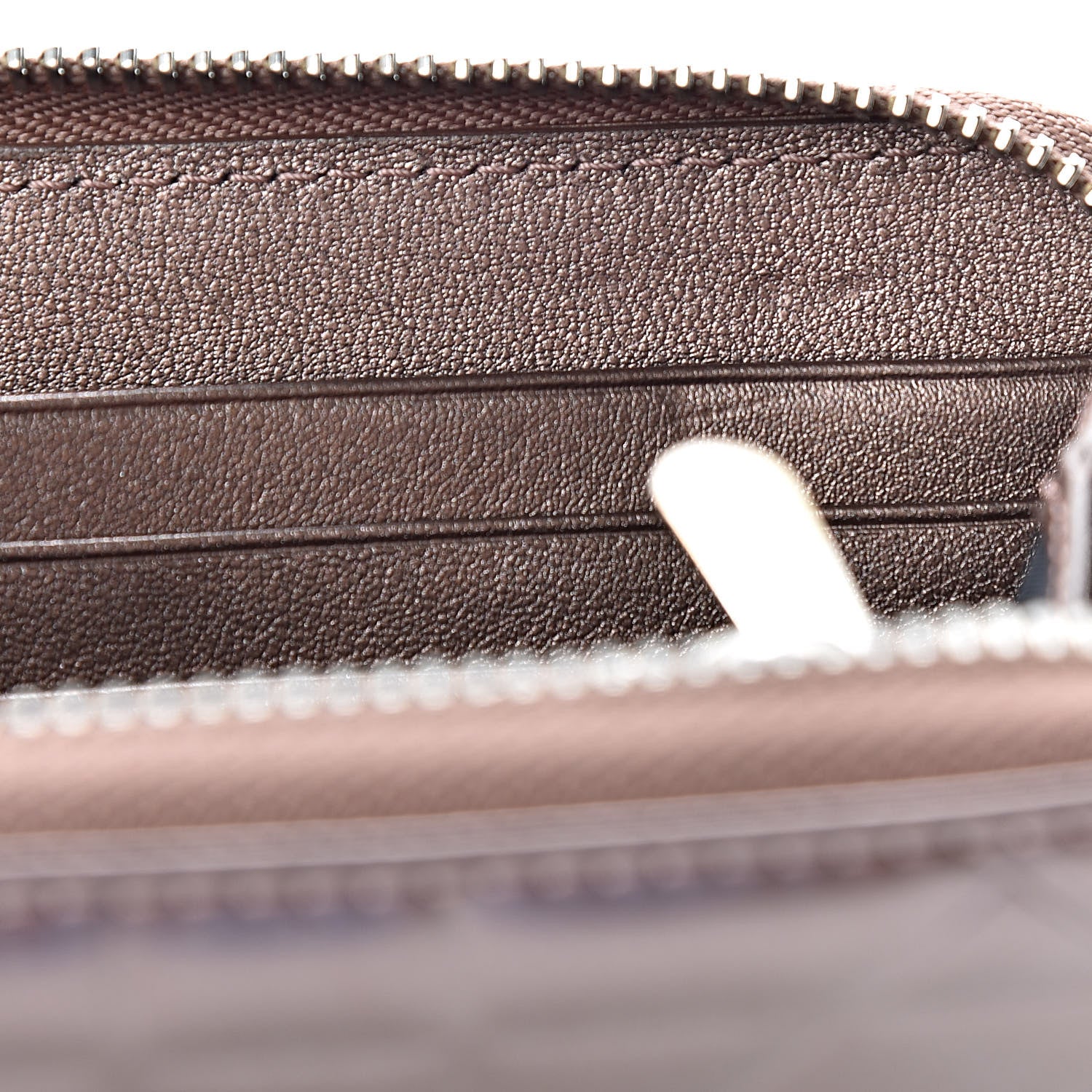 Christian Dior Patent Cannage Zip Around Wallet 8 of 10