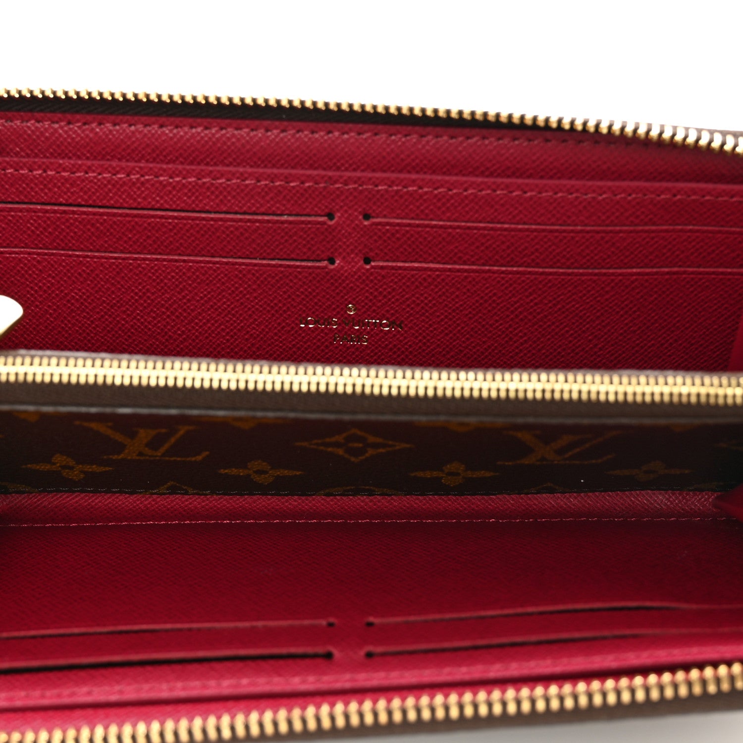 Louis Vuitton Monogram Clemence Wallet Fuchsia 5 of 7