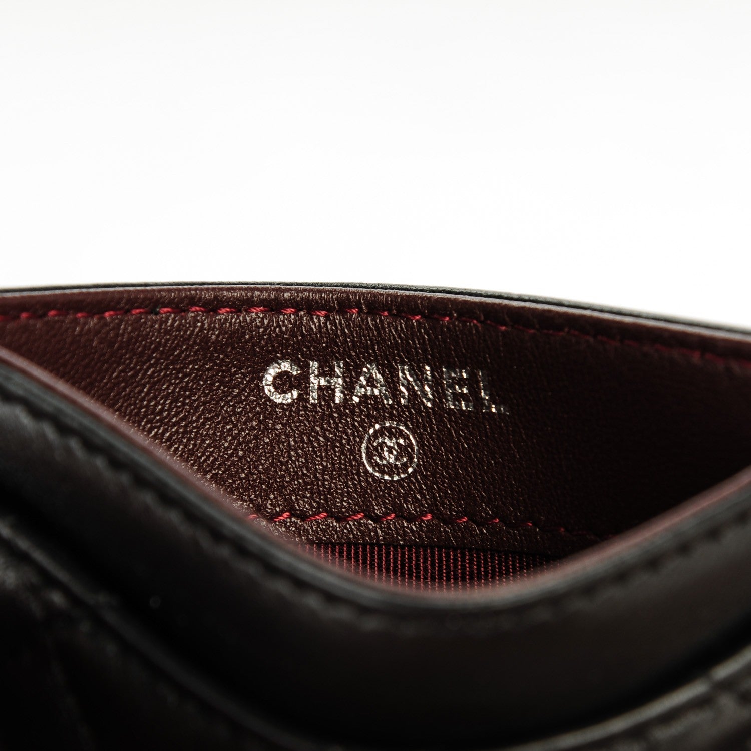 Chanel Lambskin Quilted Card Holder Black 7 of 8