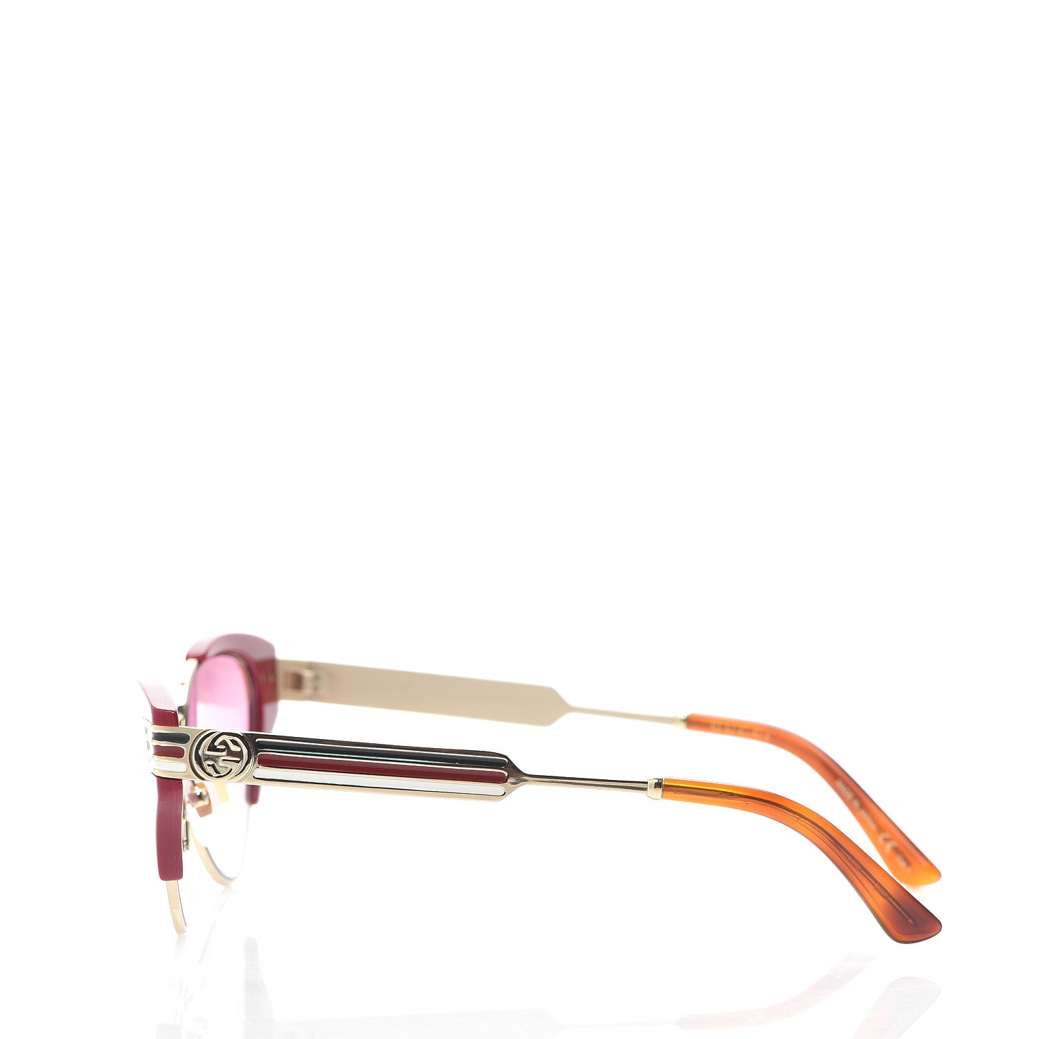 Gucci Cat Eye Web Sunglasses GG0522S Red 3 of 6