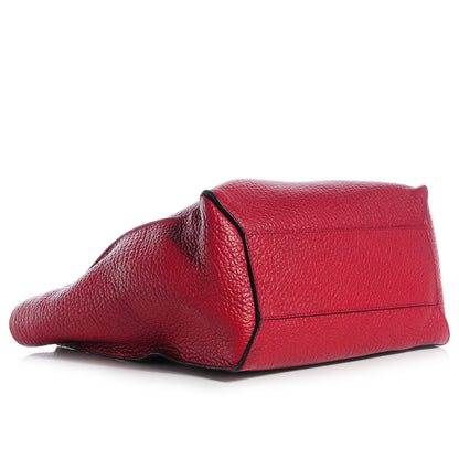 Burberry Heritage Grain Medium Woodbury Tote Military Red 4 of 9