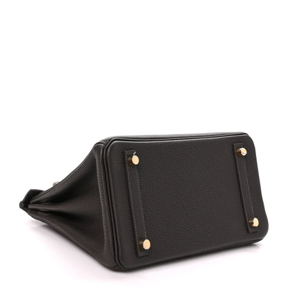 Hermes Togo Birkin 25 Bai Brun 5 of 14