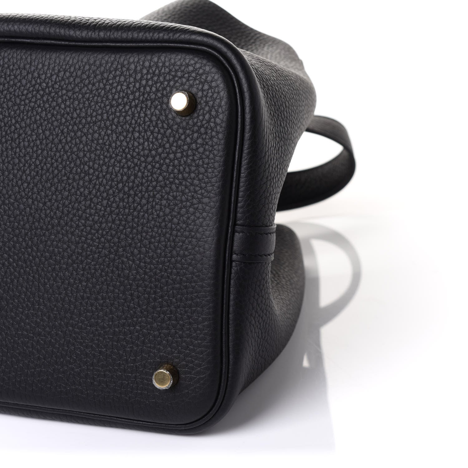 Hermes Taurillon Clemence Picotin Lock 22 MM Black 8 of 9