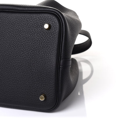 Hermes Taurillon Clemence Picotin Lock 22 MM Black 8 of 9