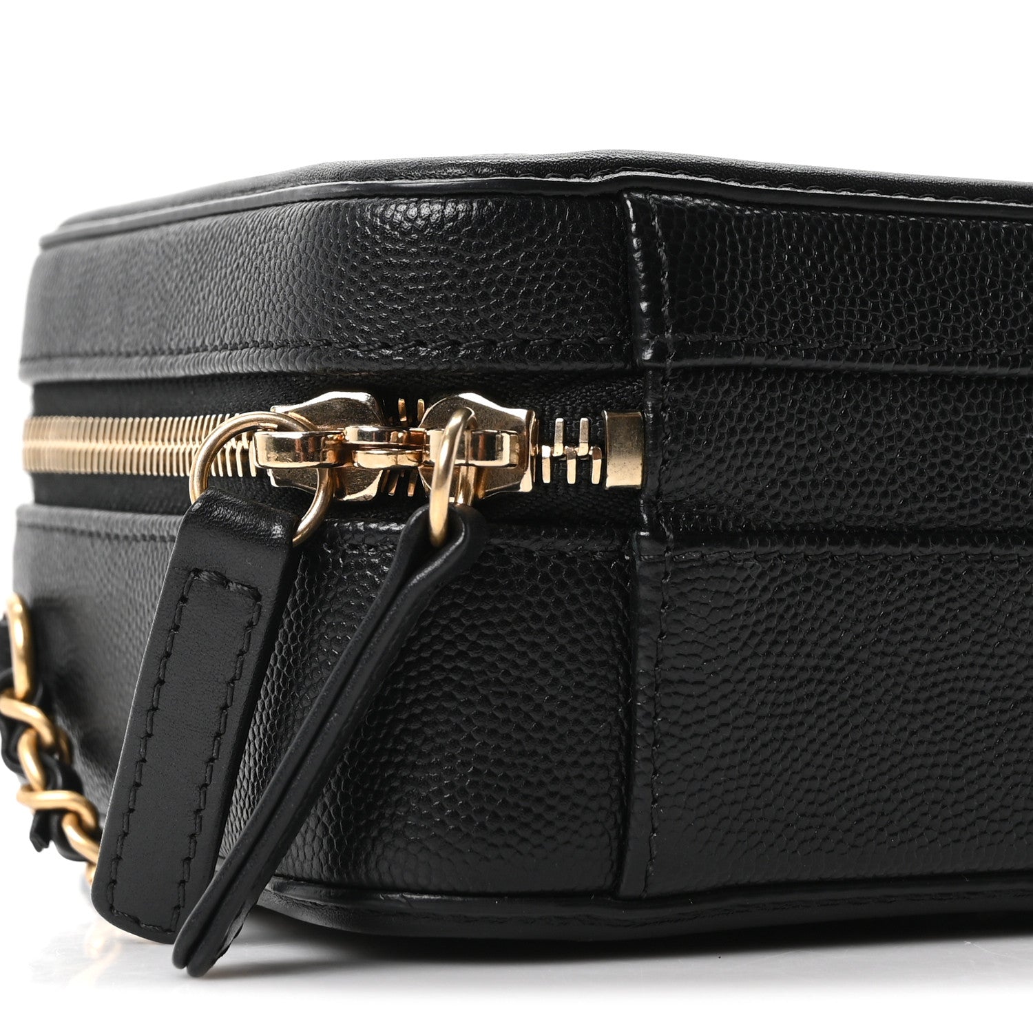 Chanel Caviar Quilted Small CC Filigree Vanity Case Black 9 of 10