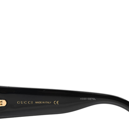 Gucci Acetate Square Frame Sunglasses GG0053S Black 4 of 5
