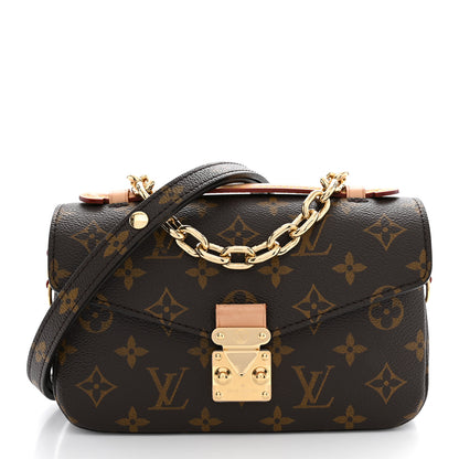 Louis Vuitton Monogram Pochette Metis East West 1 of 9