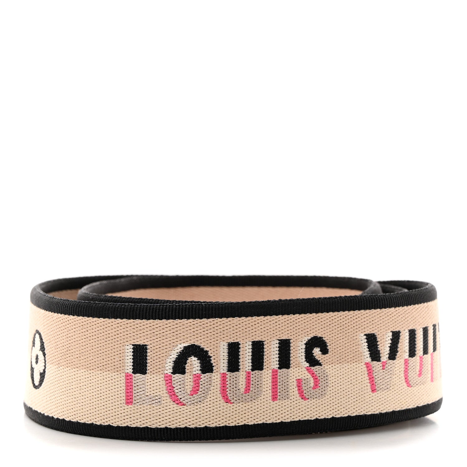 Louis Vuitton Jacquard Diane Shoulder Strap Black 2 of 3
