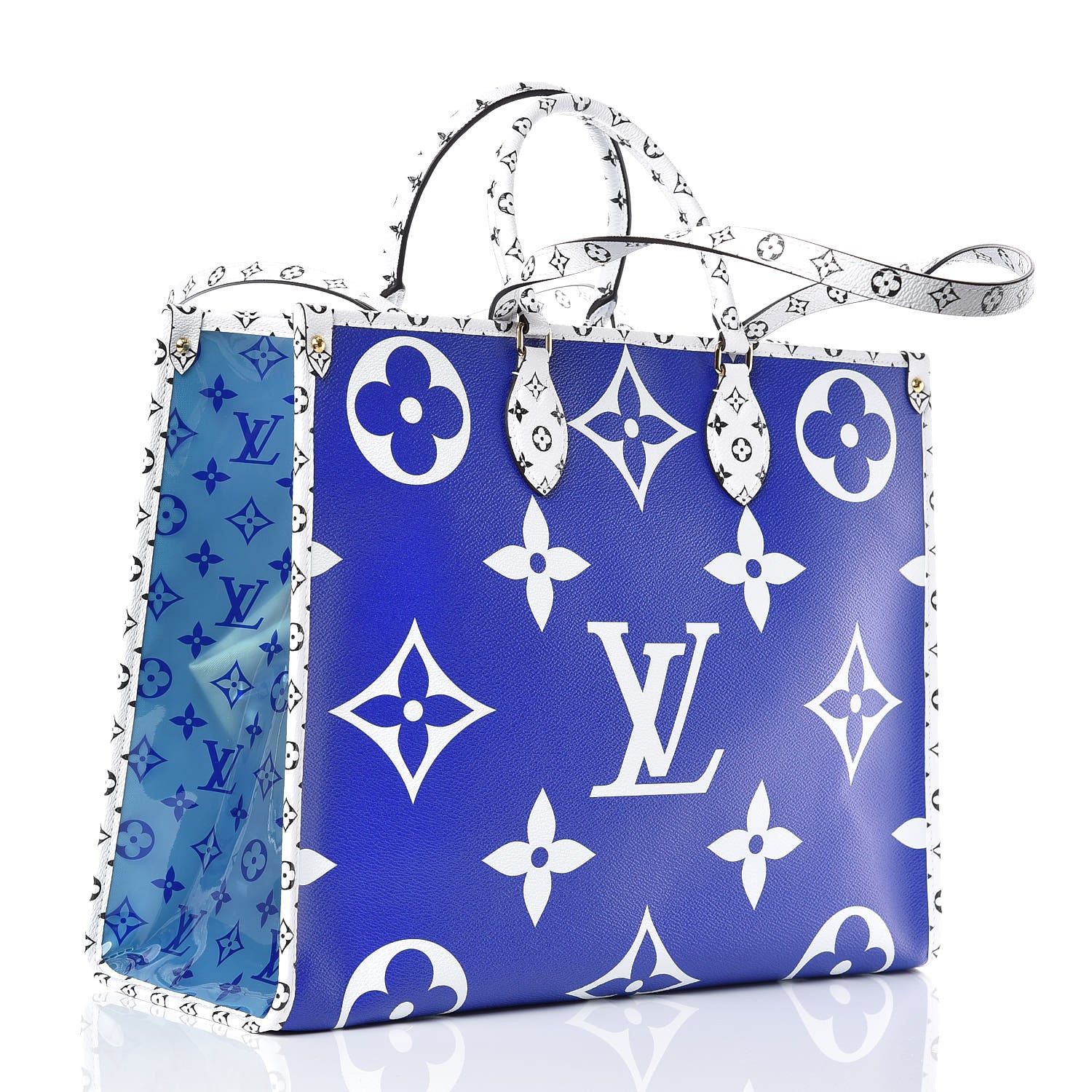 Louis Vuitton Monogram Giant Hawaii Onthego Blue 4 of 10