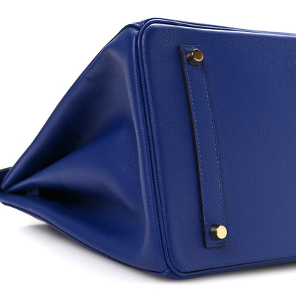 Hermes Epsom Birkin 35 Bleu Electrique 9 of 10