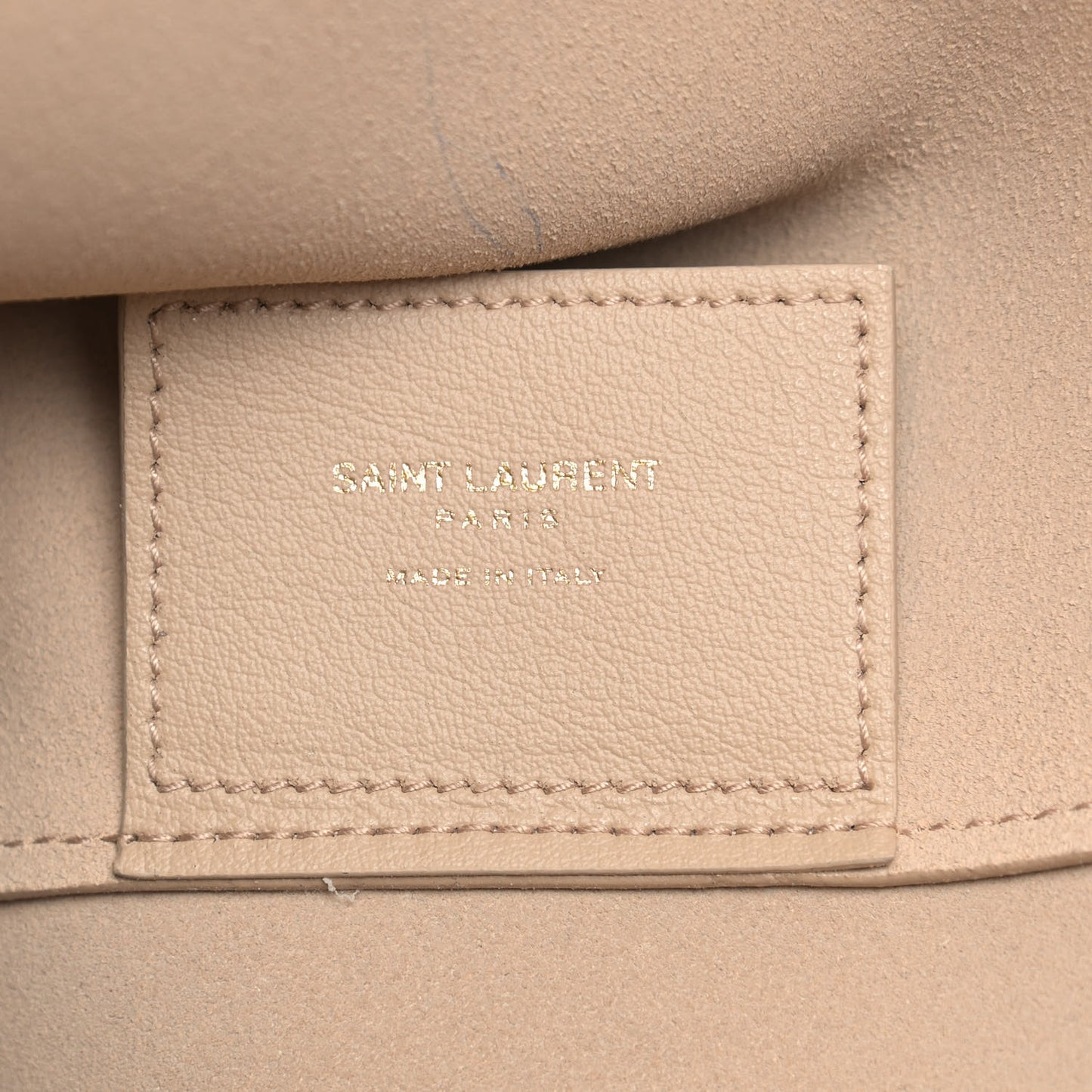 Calfskin Large Shopping Tote Nude Powder